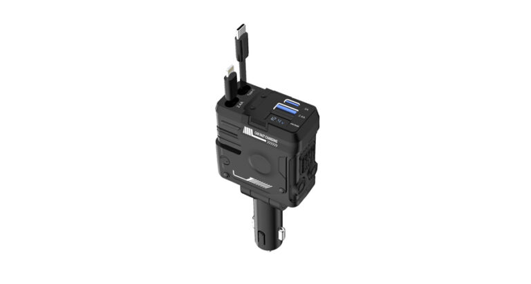 Porodo 66W Car Charger Lightning & Type-C