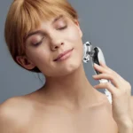 Porodo 7-In-1 LED Microcurrent Facial Massager with Warm Vibration & Serum Infusion