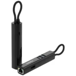 Porodo 8-In-1 Multi-Port USB Hub with 5Gbps Transfer Speed