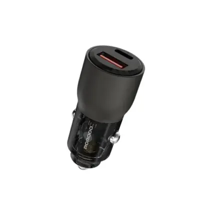 Porodo 95W Car Charger Transparent Multi-Device PD Charging