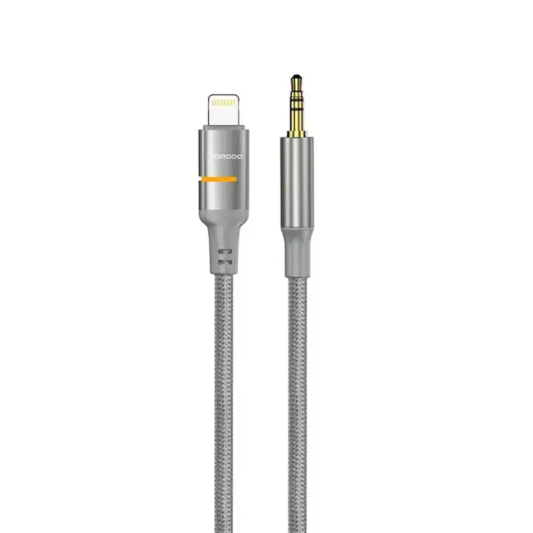 Porodo AUX to Lightning & USB-C LED Light Cable