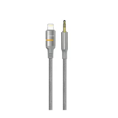 Porodo AUX to Lightning & USB-C LED Light Cable