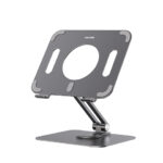 Porodo Alum. Alloy Holder Angle Adjustable And Rotatable Tablet Stand