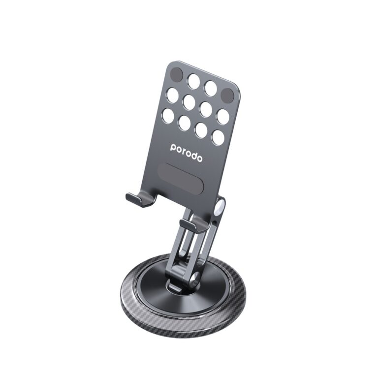 Porodo Alum. alloy x carbon fiber 360% Rotate Phone Stand