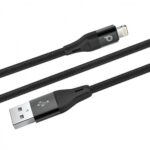 Porodo Aluminum Braided USB-A to Lightning Cable 2.2M 2.4A
