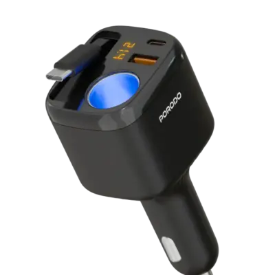 Porodo Apolo Multi-Port Car Charger