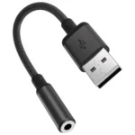 Porodo Audiolink Female 3.5mm to USB-A Audio Jack Adapter
