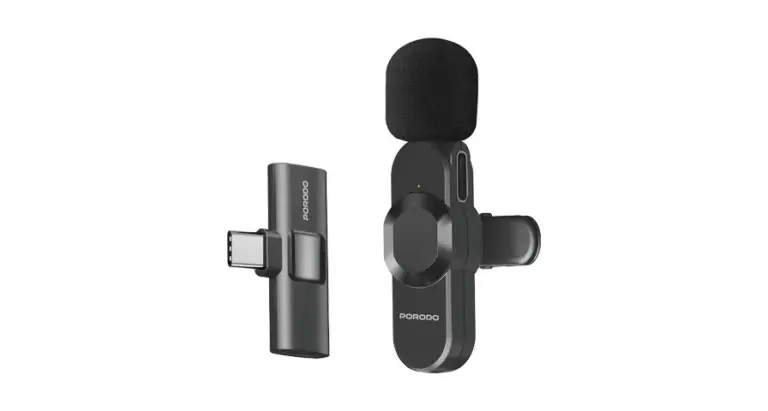 Porodo Audix Lavalier Microphone Type-C & Lightning