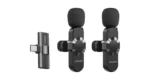 Porodo Audix Pro Lavalier Dual Microphone Type-C & Lightning