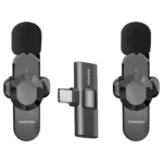 Porodo Audix Pro Lavalier Dual Microphone Type-C & Lightning