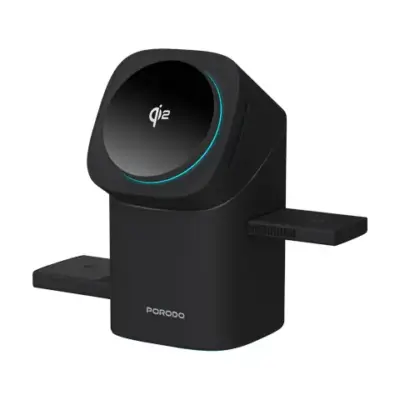 Porodo Auto Rotate & Slide Qi2 MagSafe Charging