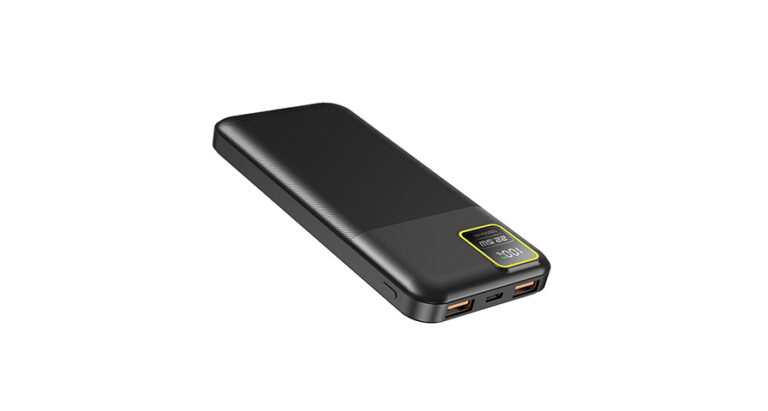 Porodo Blue 10000mAh/22.5W Quick Charge Power Bank Dual USB-A Output