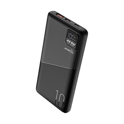 Porodo Blue 10000mAh Quick Charge Power Bank USB-A and USB-C Output
