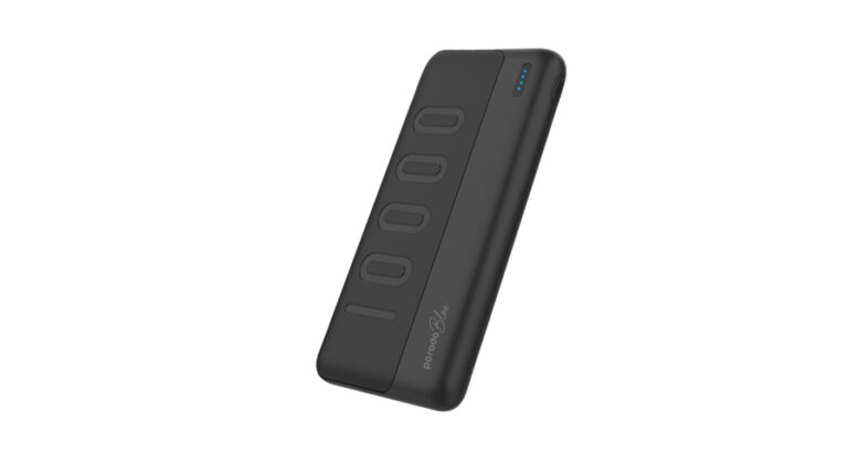 Porodo Blue 10000mAh Slim Power Bank Dual USB-A Output