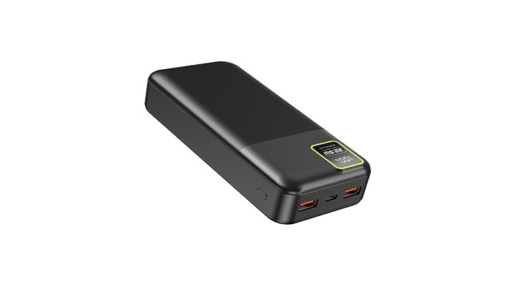 Porodo Blue 20000mAh/22.5W Quick Charge Power Bank Dual USB-A Output