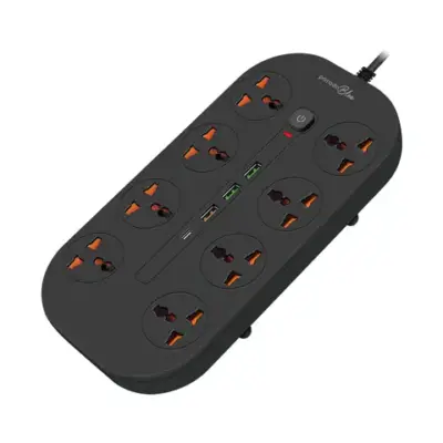 Porodo Blue 8 AC Power Strip