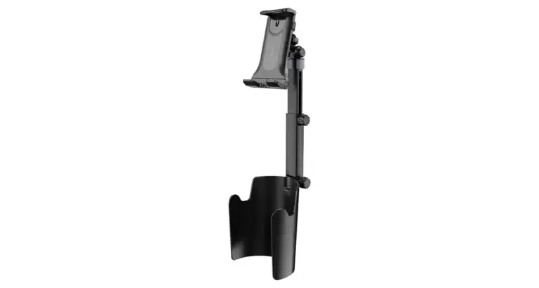 Porodo Blue Cradle Car Cup Phone Holder with Adjustable Arm