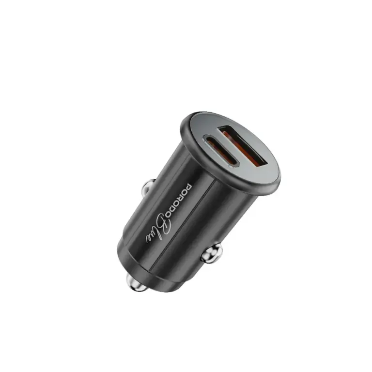 Porodo Blue Dual Port 30W Car Charger