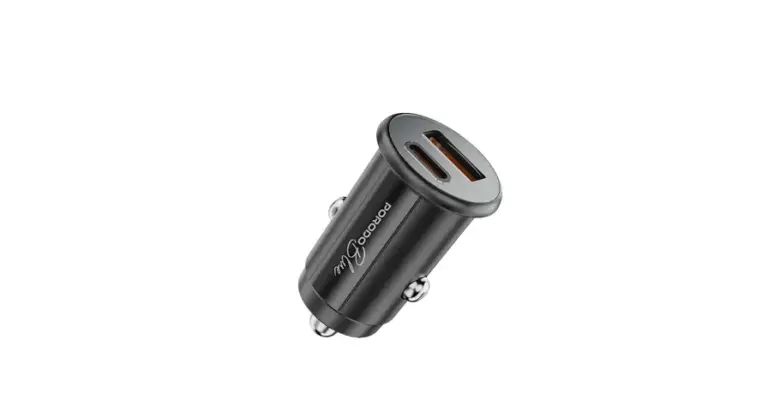 Porodo Blue Dual Port 30W Car Charger