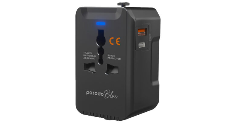 Porodo Blue Dual Port Universal Charger