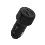 Porodo Blue Dual USB Car Charger 2.4A 12W