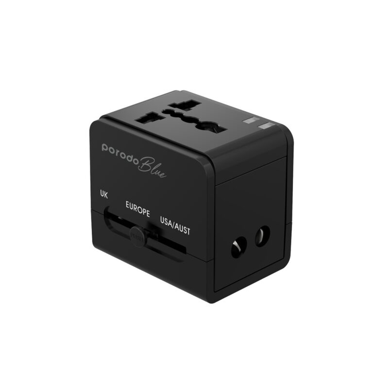Porodo Blue Dual USB Universal Charger