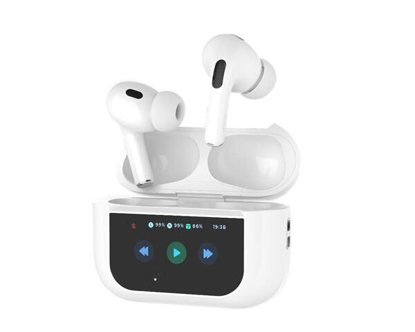 Porodo Blue Earbuds Pro2 Touch Display - ANC + ENC