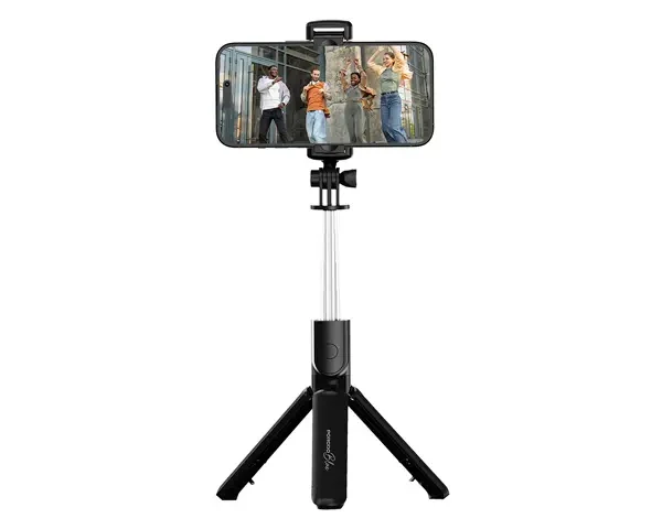 Porodo Blue FlexiTripod Selfie Stick with Foldable Tripod