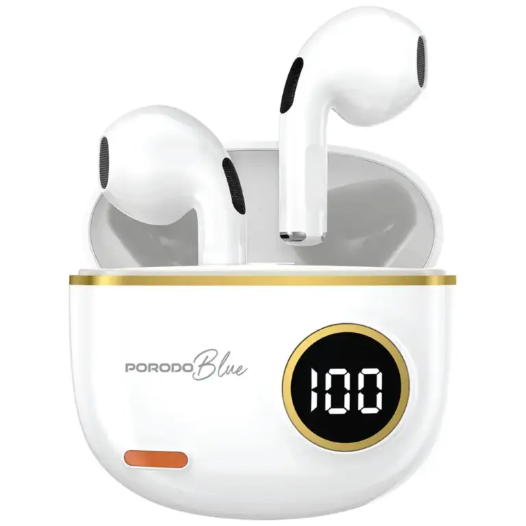 Porodo Blue Pop Tune True Wireless Deep Bass Earbuds