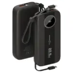 Porodo Blue Specca Multi-Port Power Bank with Type-C & Lightning Cable
