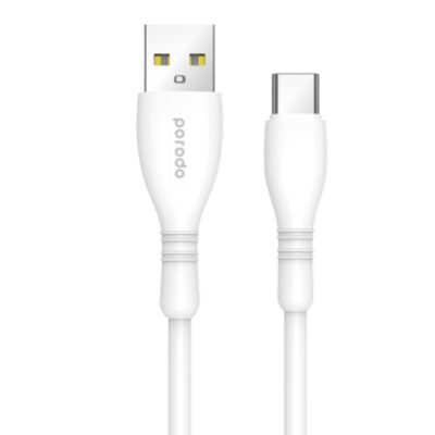 Porodo Blue USB-A To Type-C Durable Fast Charge & Data Cable 1.2m/4ft