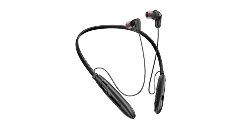 Porodo Blue Wireless Magnetic Neckband Dual Bluetooth Pairing