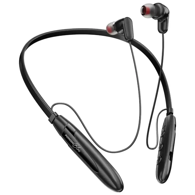 Porodo Blue Wireless Magnetic Neckband Dual Bluetooth Pairing