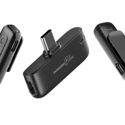Porodo Blue Wireless Microphone
