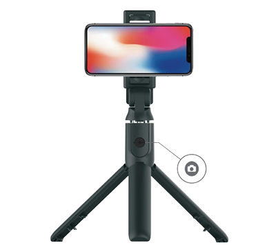 Porodo Bluetooth Selfie Stick with Tripod Stand & Detachable Remote Shutter