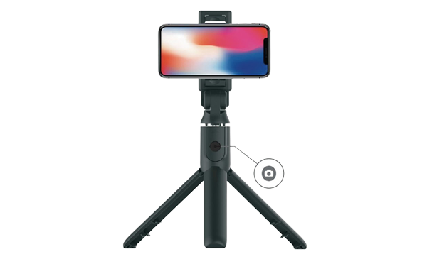 Porodo Bluetooth Selfie Stick with Tripod Stand & Detachable Remote Shutter
