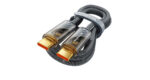 Porodo Braided 100W PD C to C Cable With Transparent Head 1M
