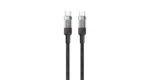 Porodo Braided 100W PD C to C Fast Charging Cable with Transparent Head 1.2M
