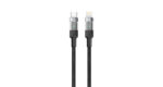 Porodo Braided 30W PD C to Lightning Fast Charging Cable with Transparent Head 1.2M