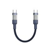 Porodo Braided 60W PD C to C Fast Charging Cable with Transparent Head 35cm