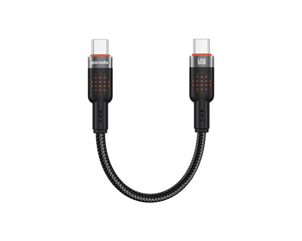 Porodo Braided Cable USB-C to USB-C