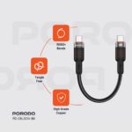 Porodo Braided Cable USB-C to USB-C
