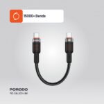 Porodo Braided Cable USB-C to USB-C