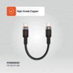 Porodo Braided Cable USB-C to USB-C