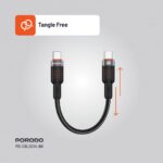 Porodo Braided Cable USB-C to USB-C
