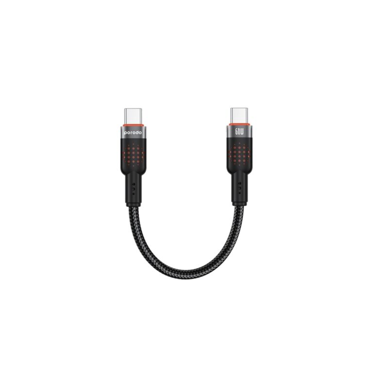Porodo Braided Cable USB-C to USB-C