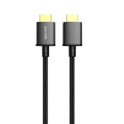 Porodo Braided HDMI Cable with HD Output & High-Speed Streaming