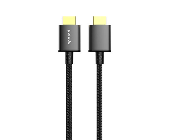 Porodo Braided HDMI Cable with HD Output & High-Speed Streaming