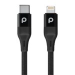 Porodo Braided USB-C to Lightning Cable PD 1.2M 9V(Aluminum)