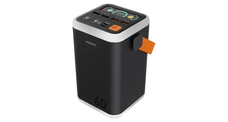 Porodo Cappadoc 60000mAh Multi-Port Power Bank with TFT Display